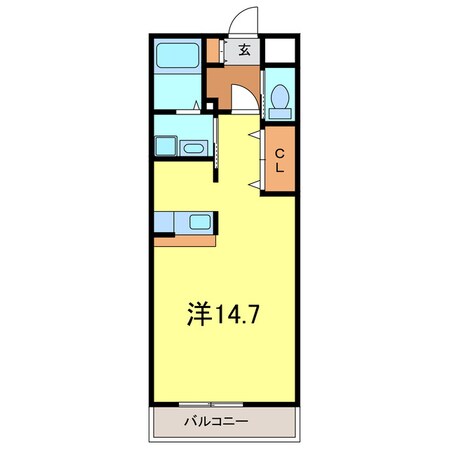 グラソル逢妻の物件間取画像